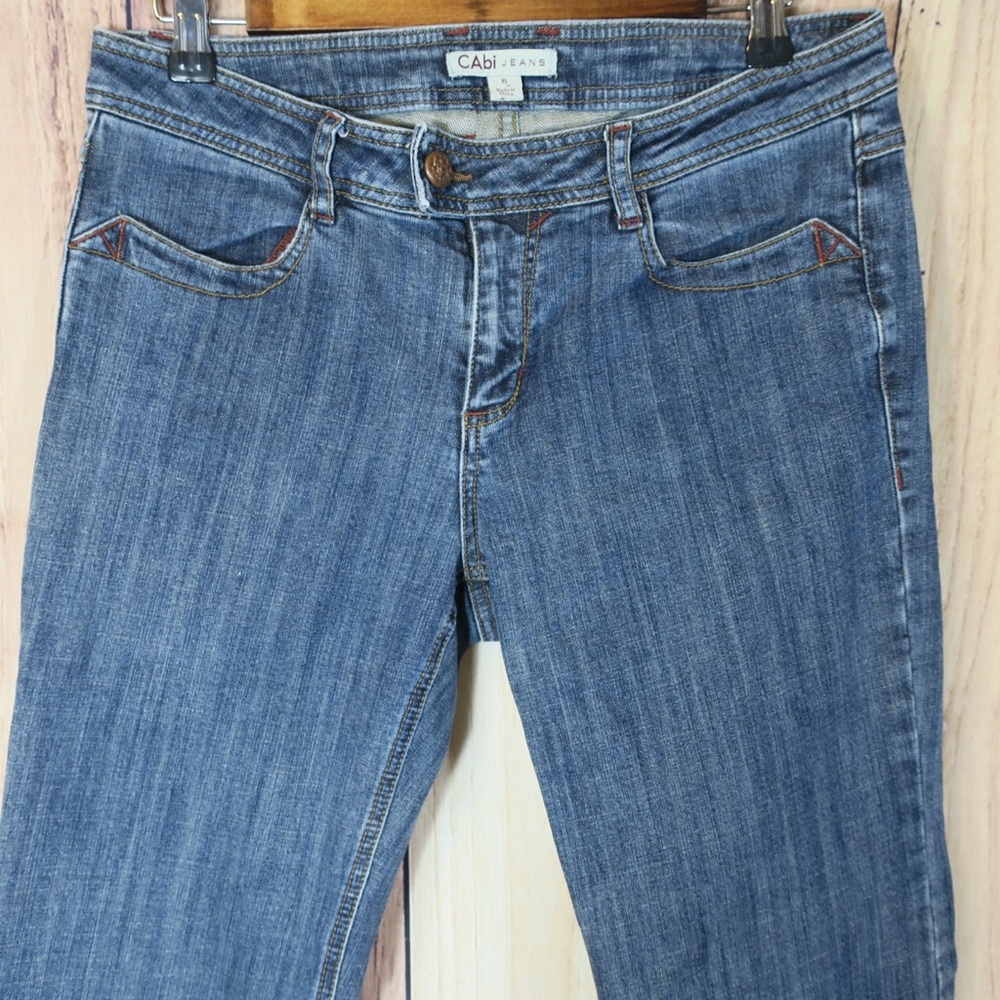 CABI Dark Flare Jeans Size 6